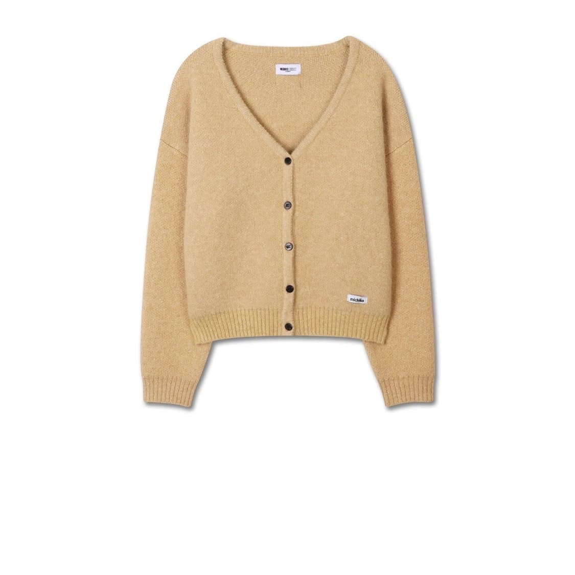 미치코런던 코시노 헤비 울 니트 가디건 상품이미지4