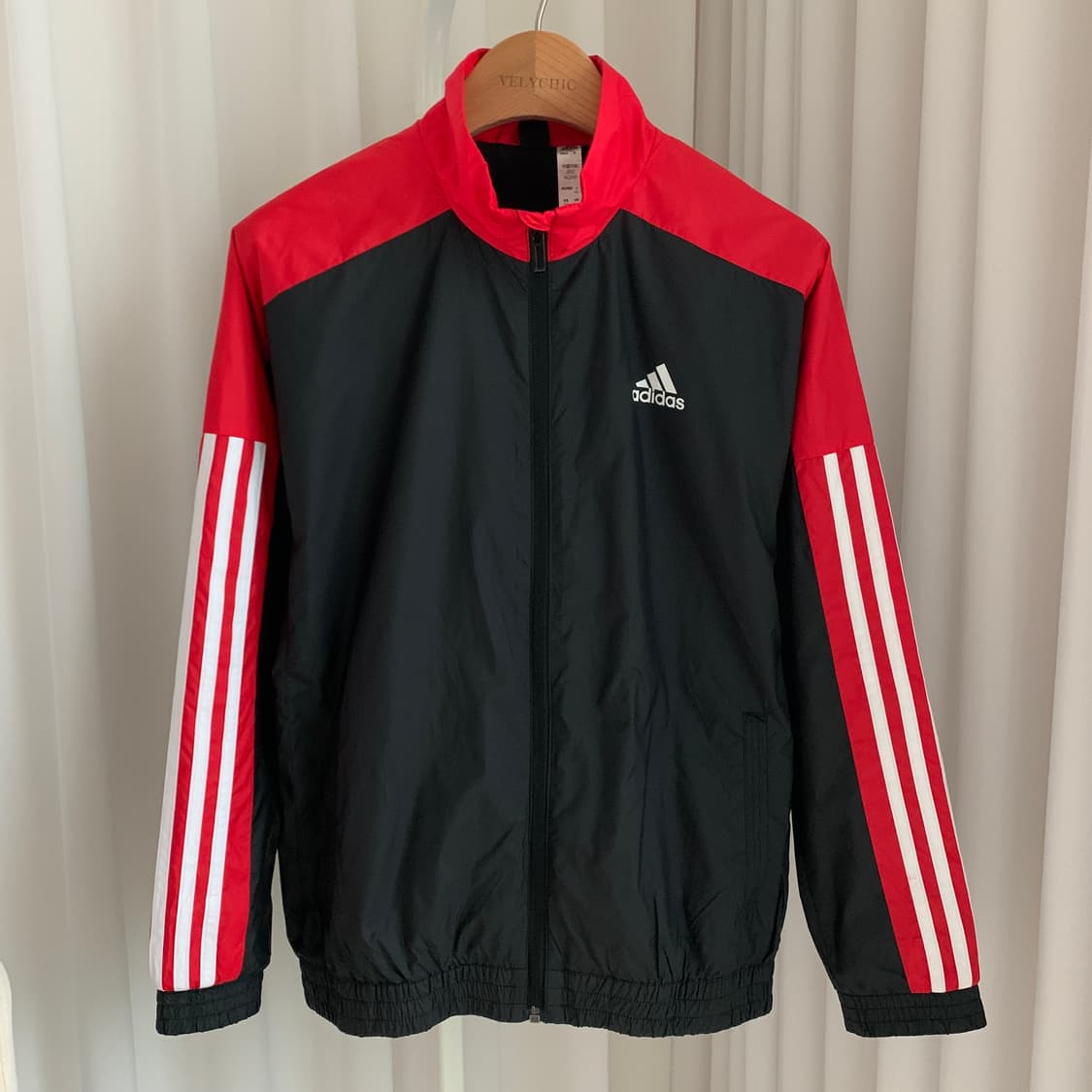 아디다스 주니어 올드스쿨 스타일 바람막이 집업 상품이미지1