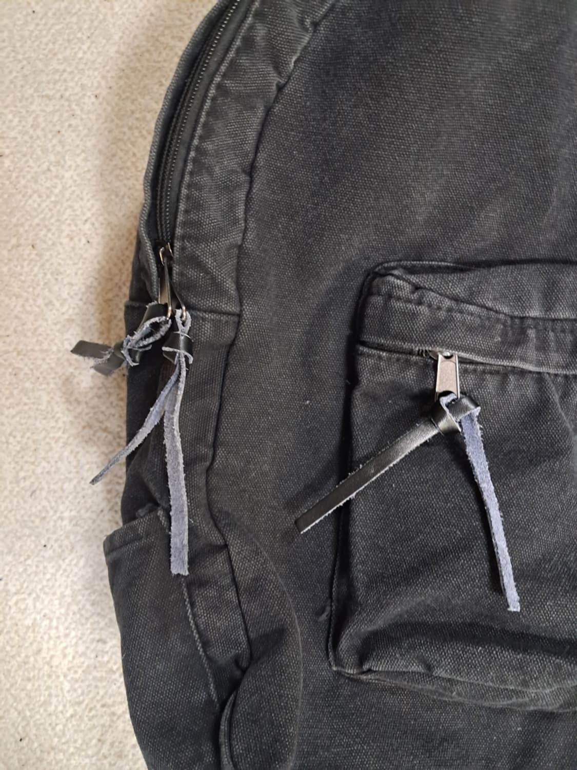 빈티지 캔버스 백팩 상품이미지3