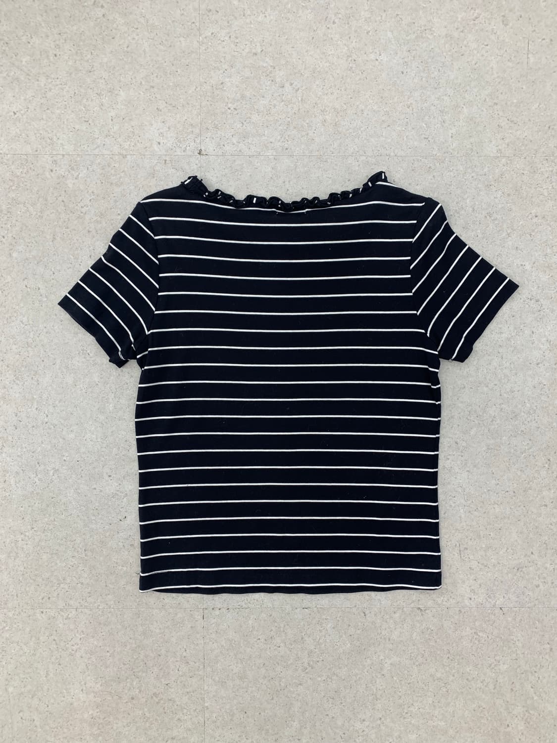 Courreges 꾸레쥬 프릴 반팔 티셔츠 상품이미지4