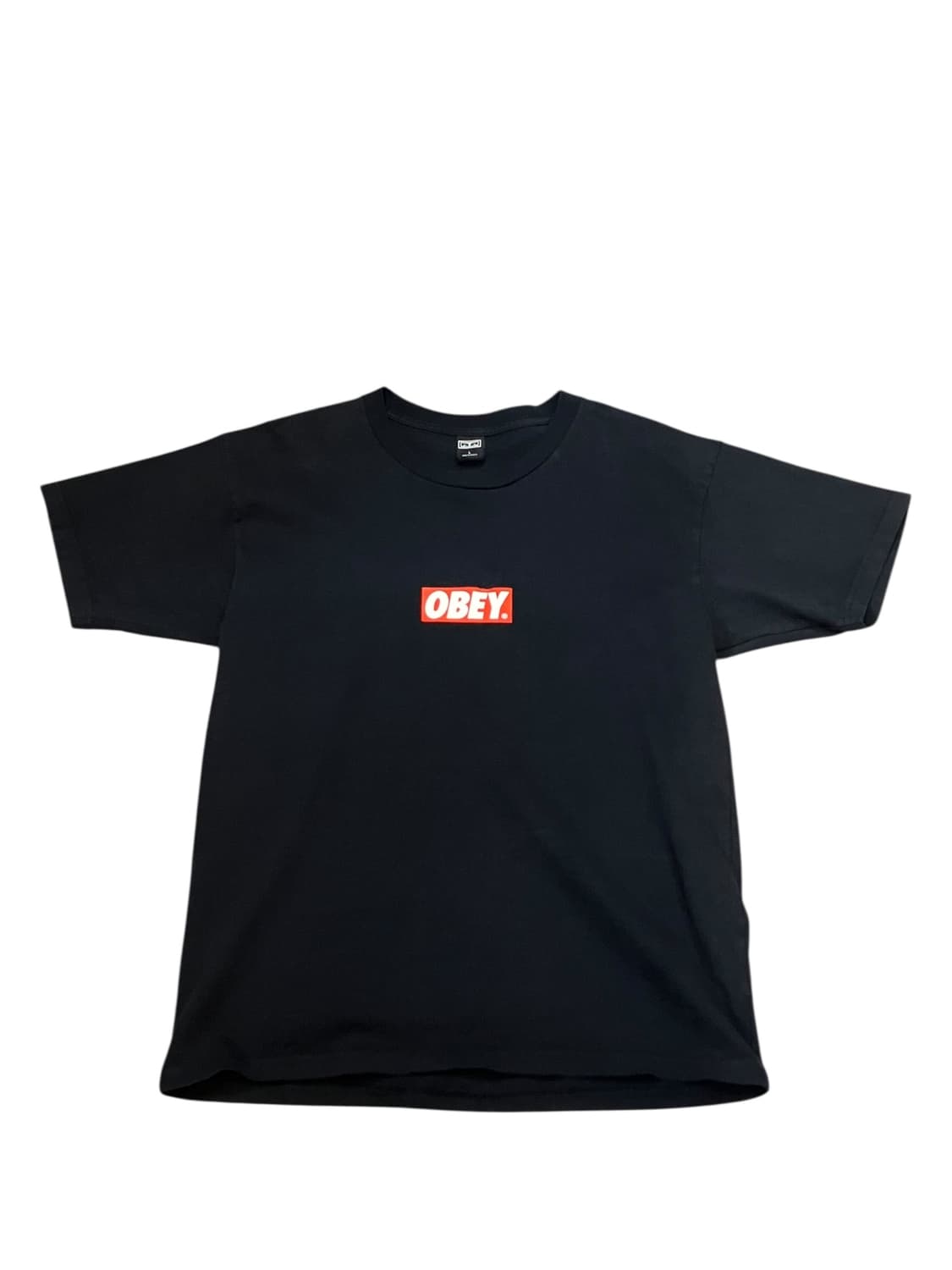 오베이 반팔 티셔츠 블랙 L #csz2116 상품이미지3