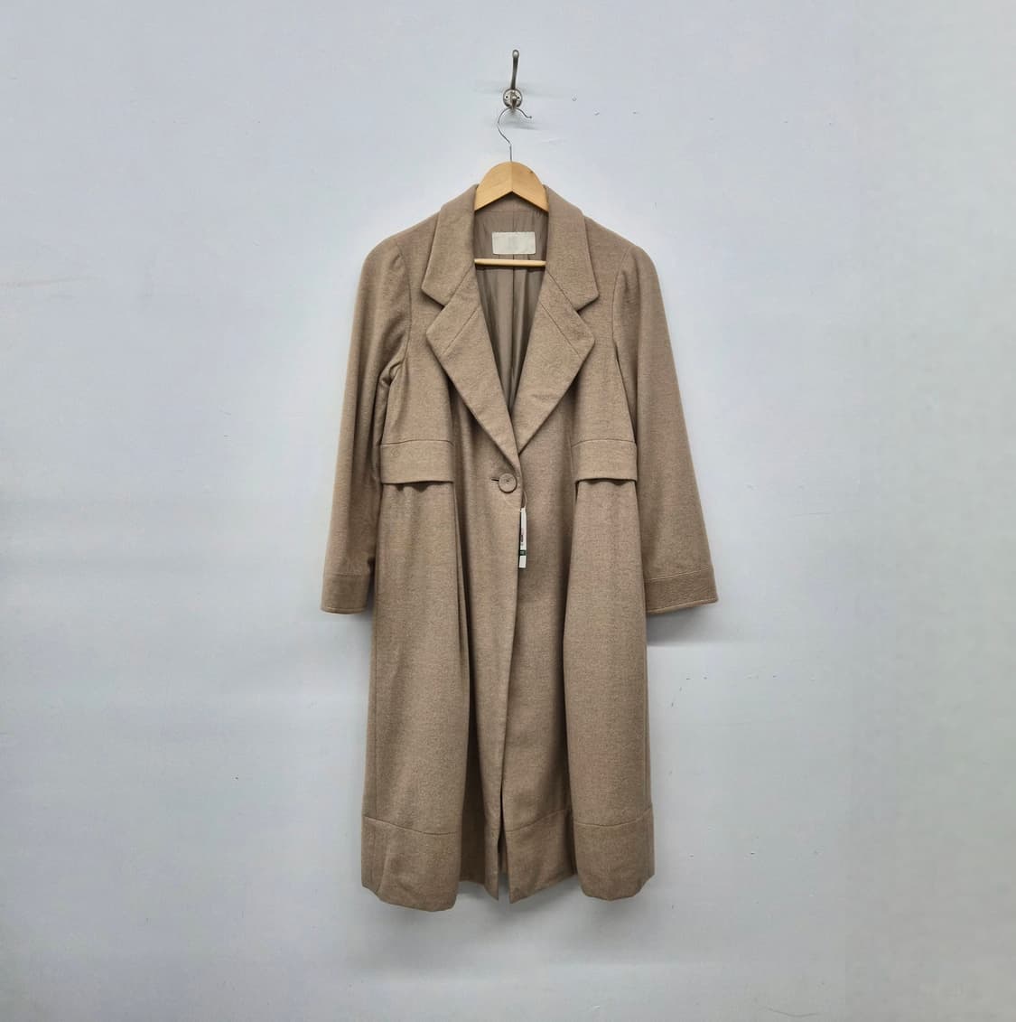 구호 베이지색 롱 코트 여성 S 상품이미지1
