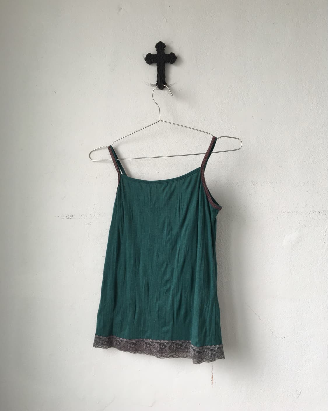 Lace trimming sleeveless 상품이미지2