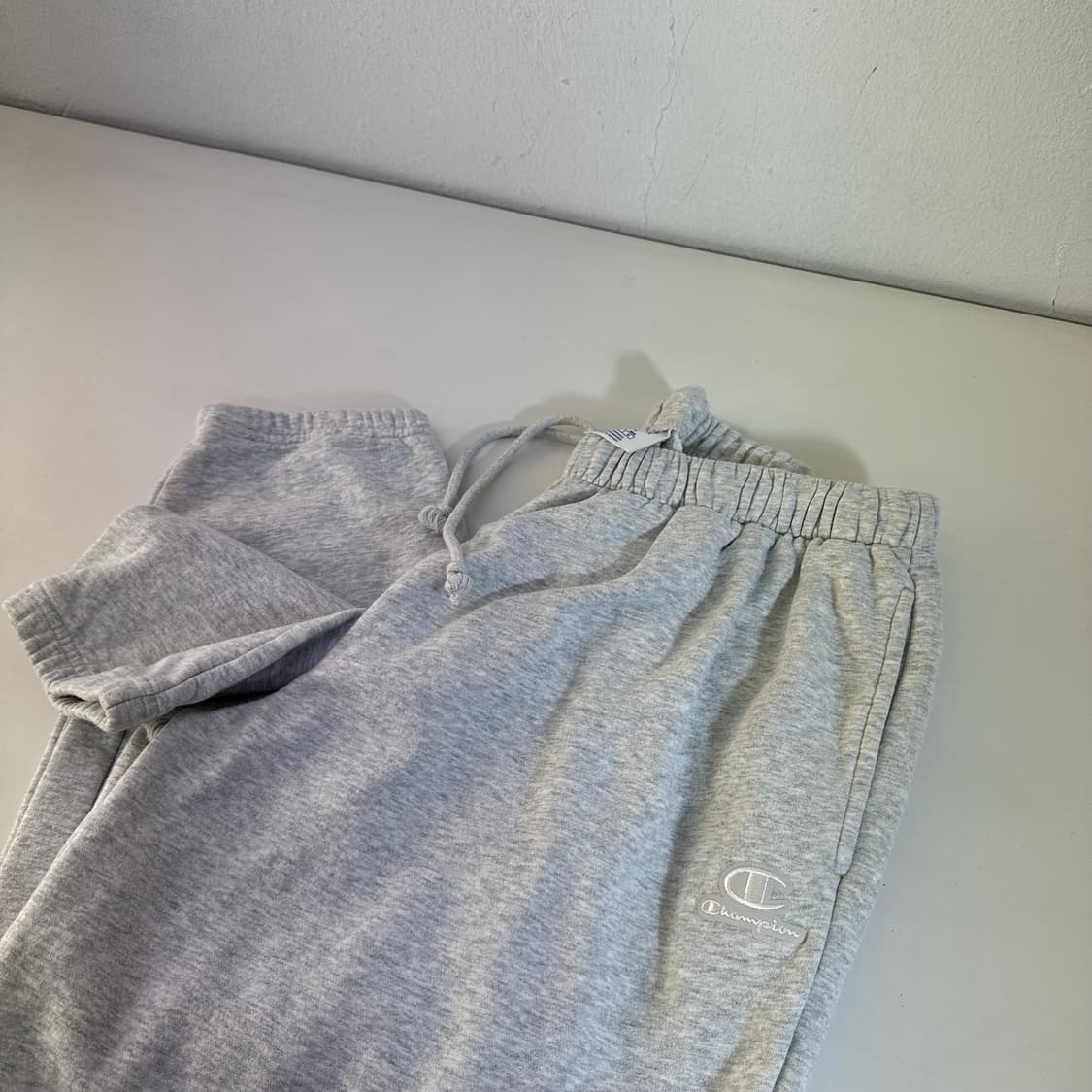 L 챔피온 멜란지그레이 루즈핏 스웻 조거팬츠 상품이미지1
