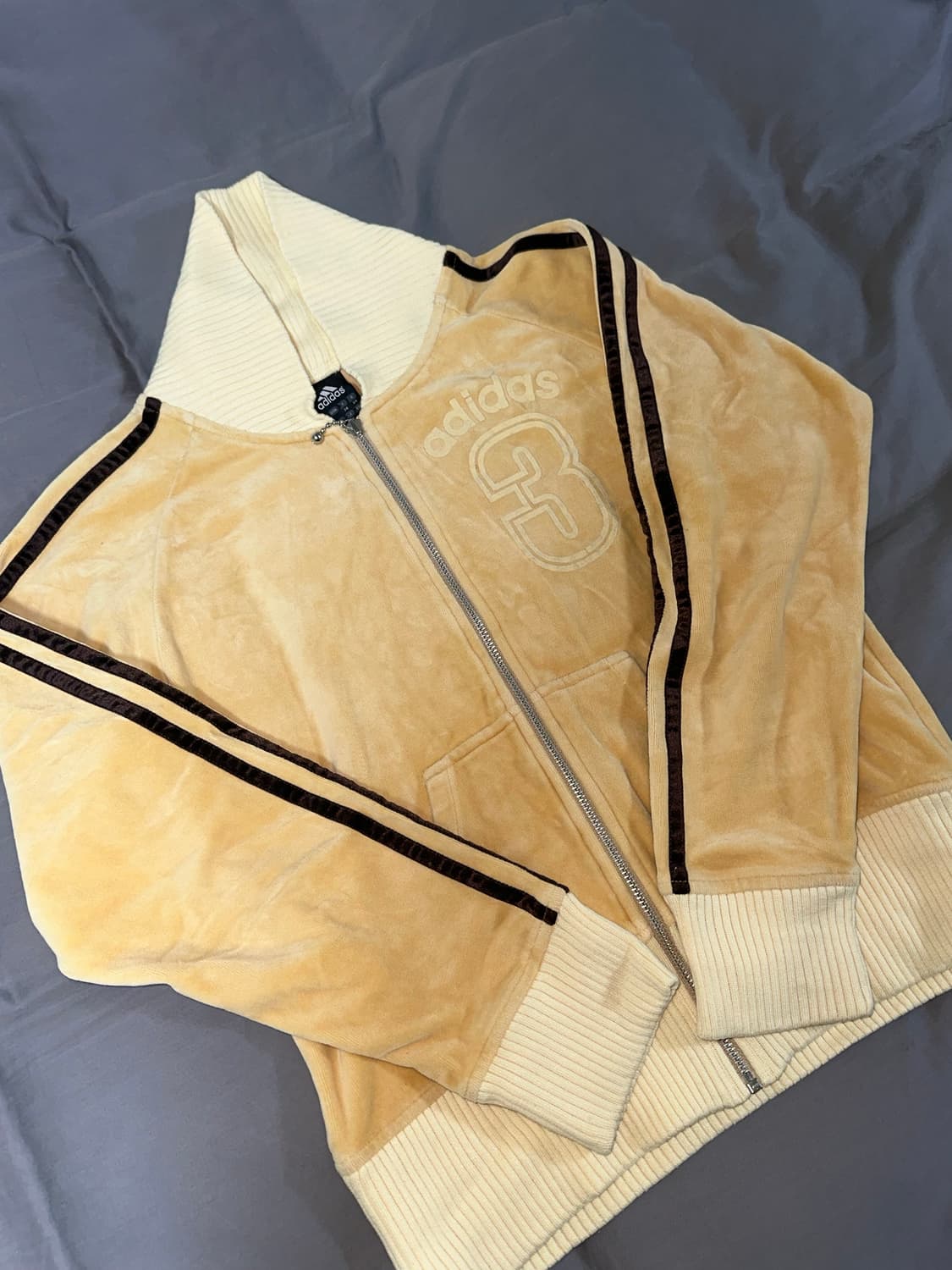 아디다스 노랑 코듀로이 져지 상품이미지1