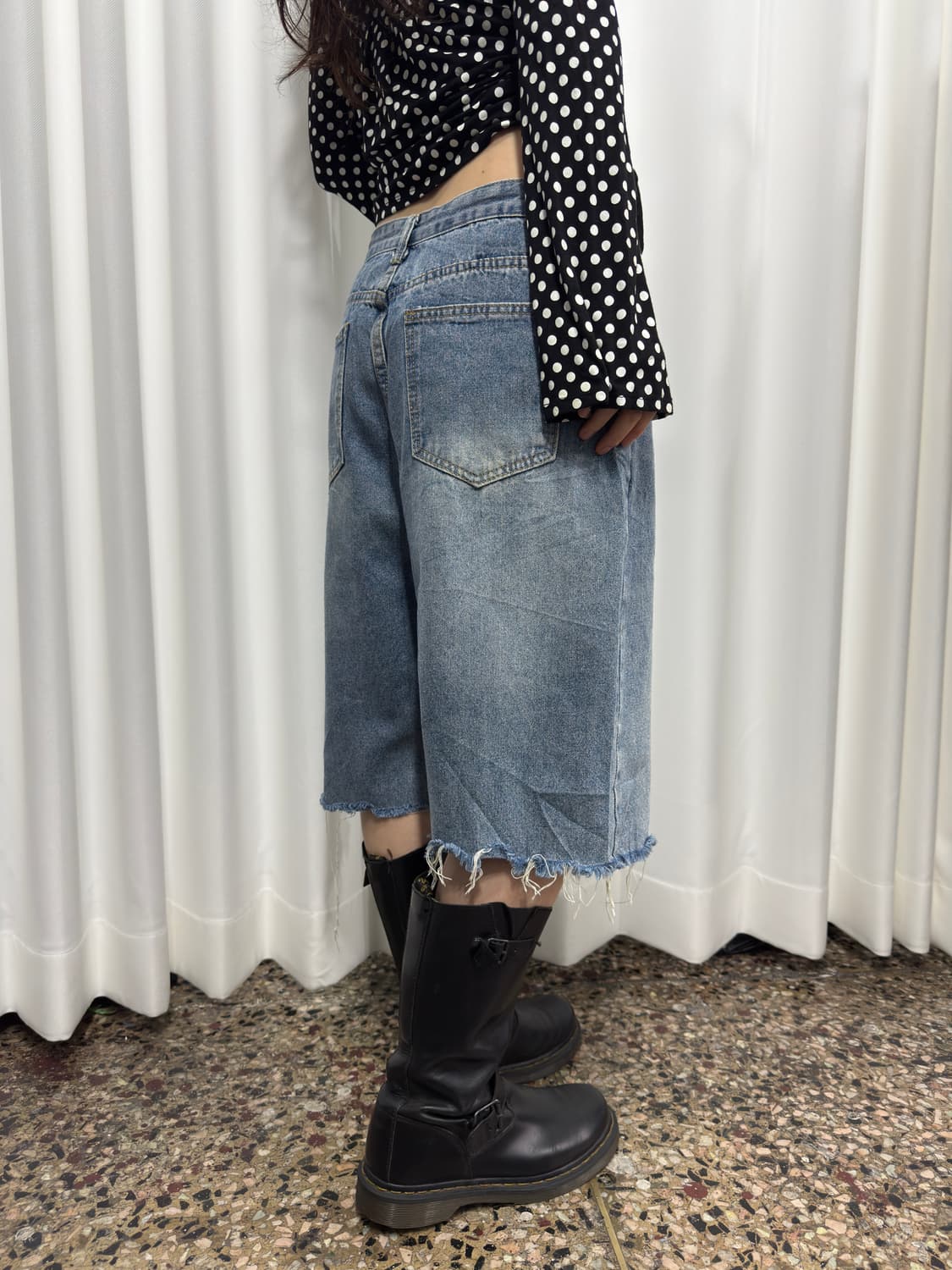 denim half pants 상품이미지5