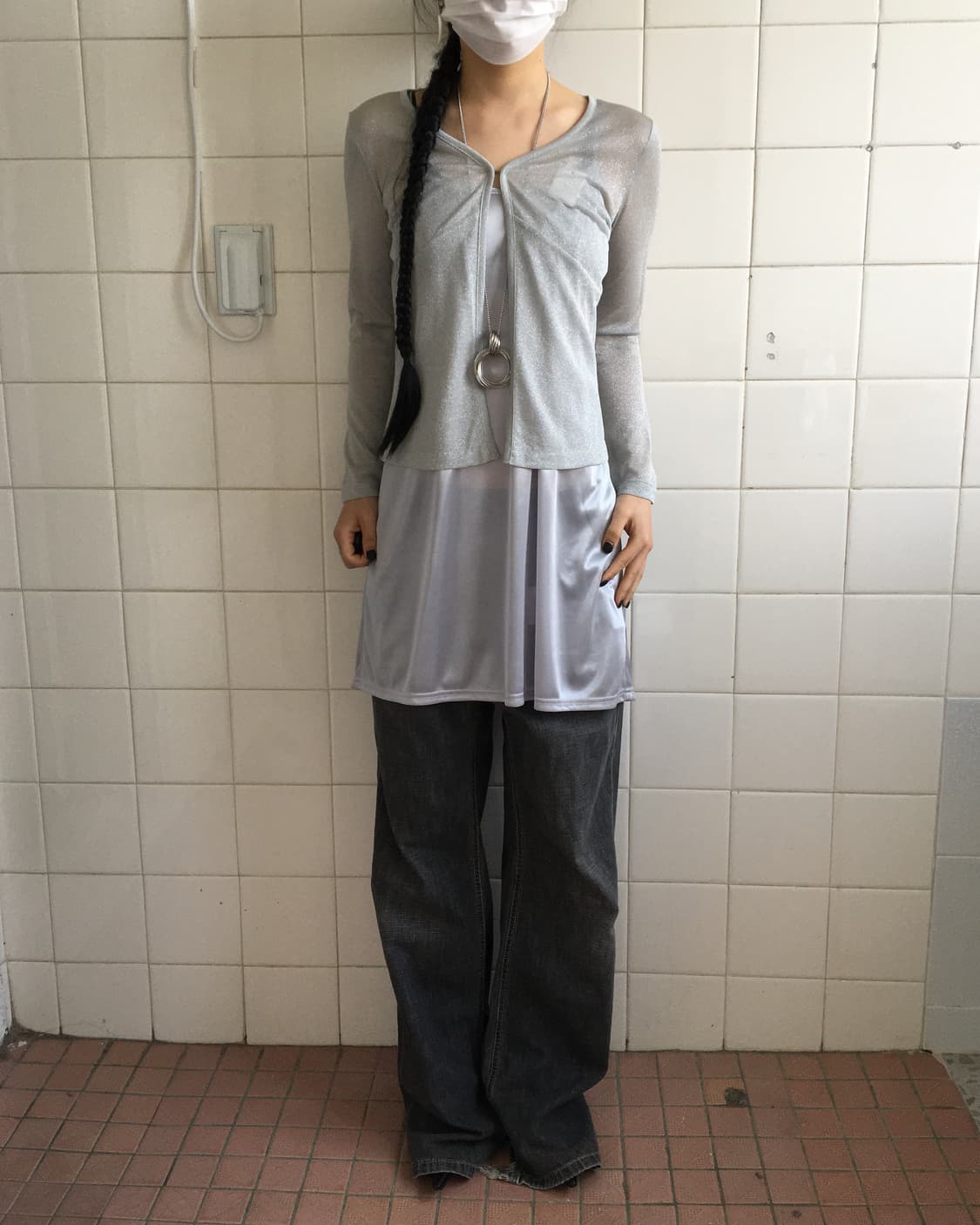 Glitter sliver mood cardigan 상품이미지9