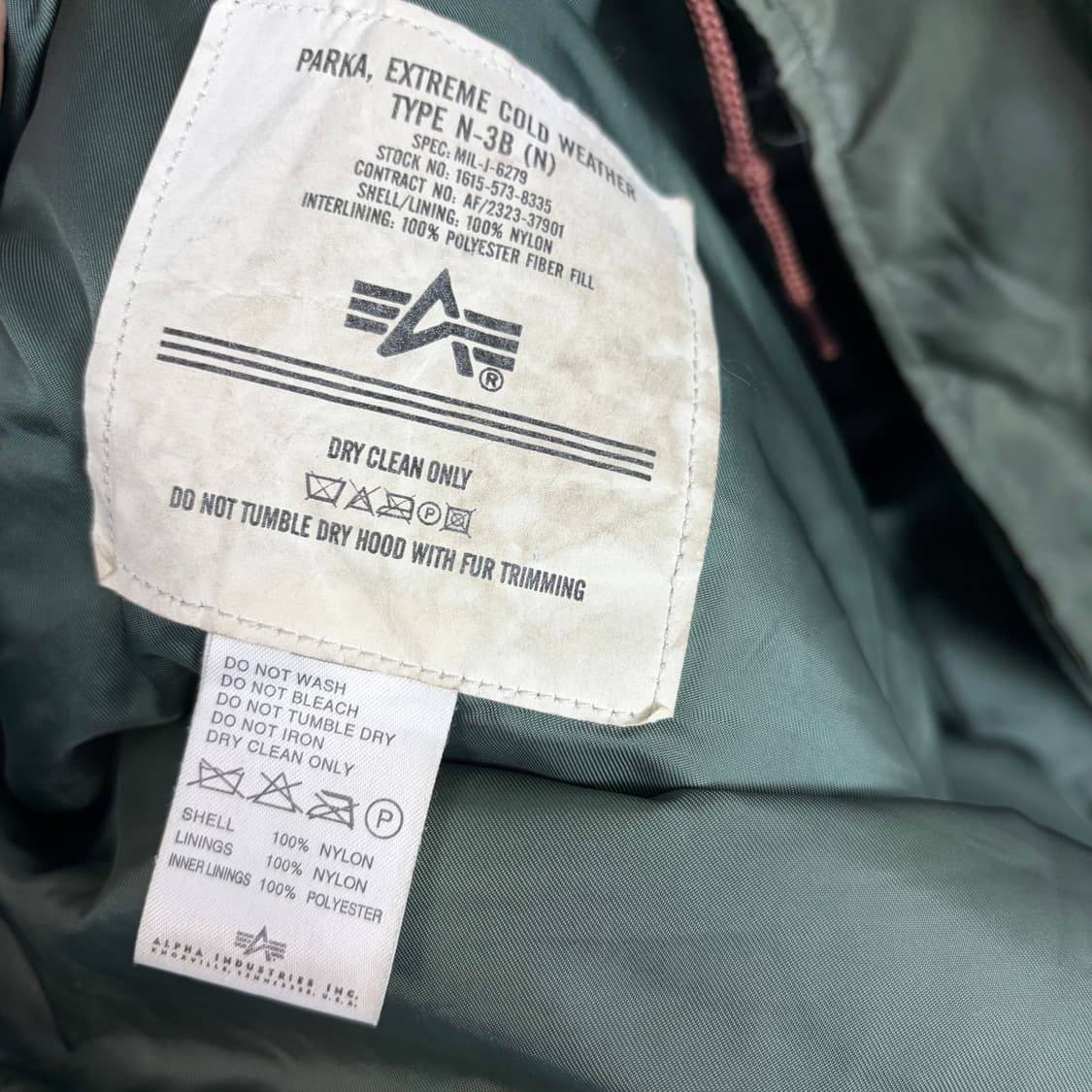 알파인더스트리 n-3b 항공점퍼 야상 자켓 상품이미지7