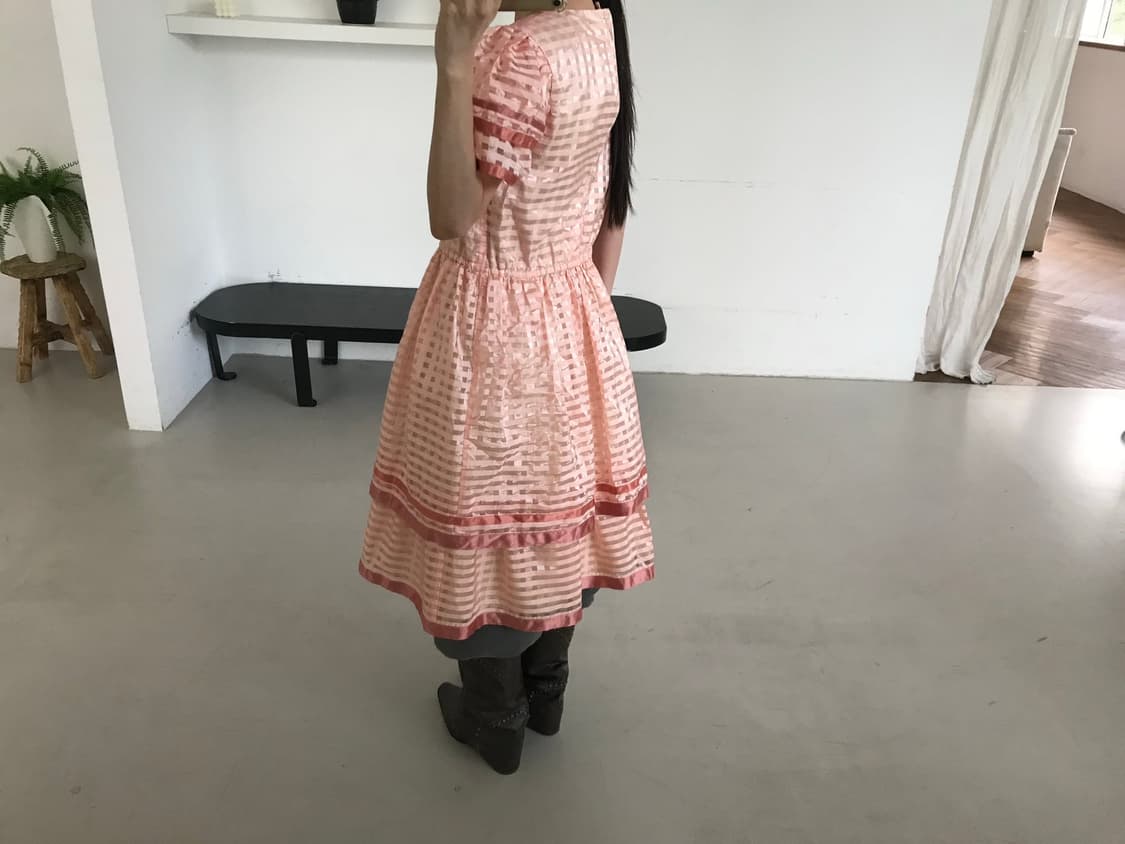 vintage pink pattern one-piece 상품이미지7