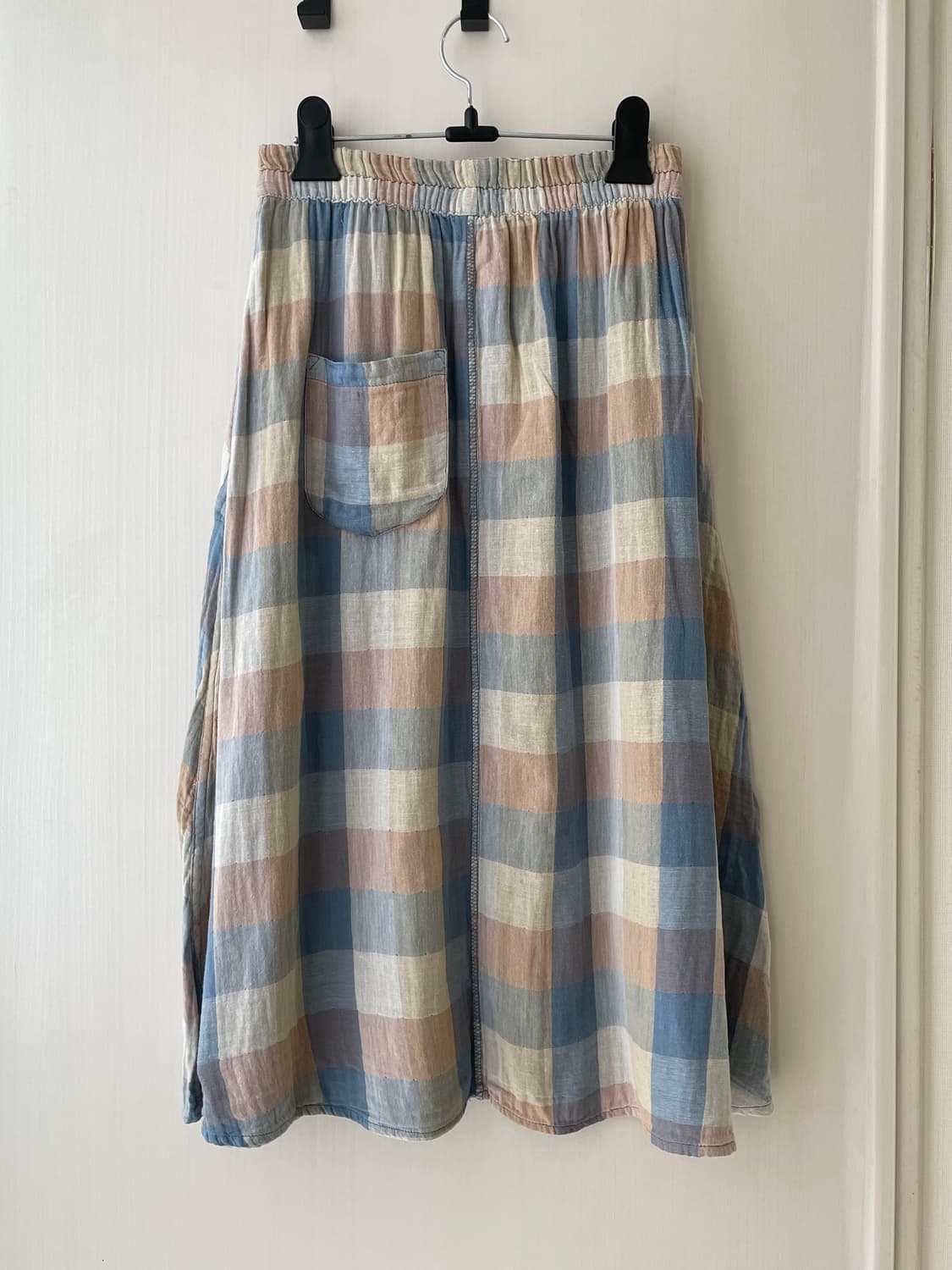 빈티지 스커트 리버서블 체크 스커트 / 모리걸 하구미 상품이미지3
