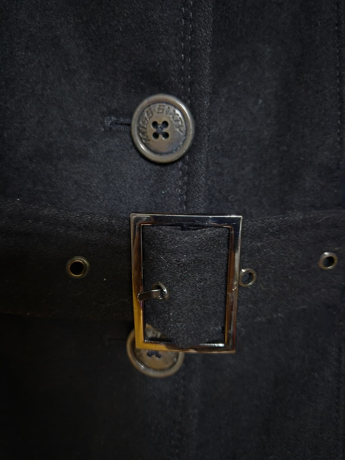 미스식스티 블랙 벨트 코트 M 상품이미지4