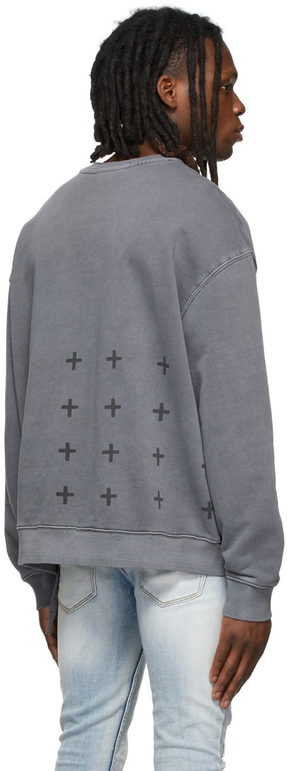 수비 KSUBI 비기 크루넥 스웻셔츠 맨투맨 그레이 XL 상품이미지1