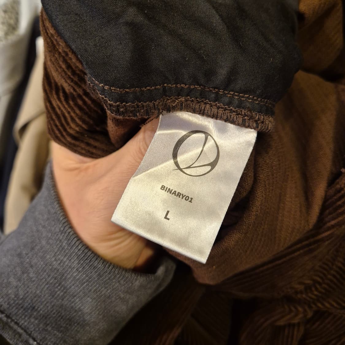 30인치 브라운 카팬터 와이드핏 코듀로이팬츠  상품이미지5