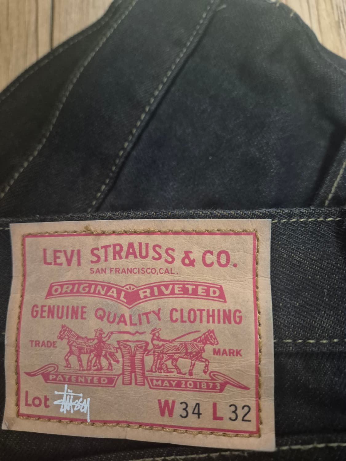 [리바이스X스투시] 568 크리스피 린스 데님, 34X32 상품이미지2