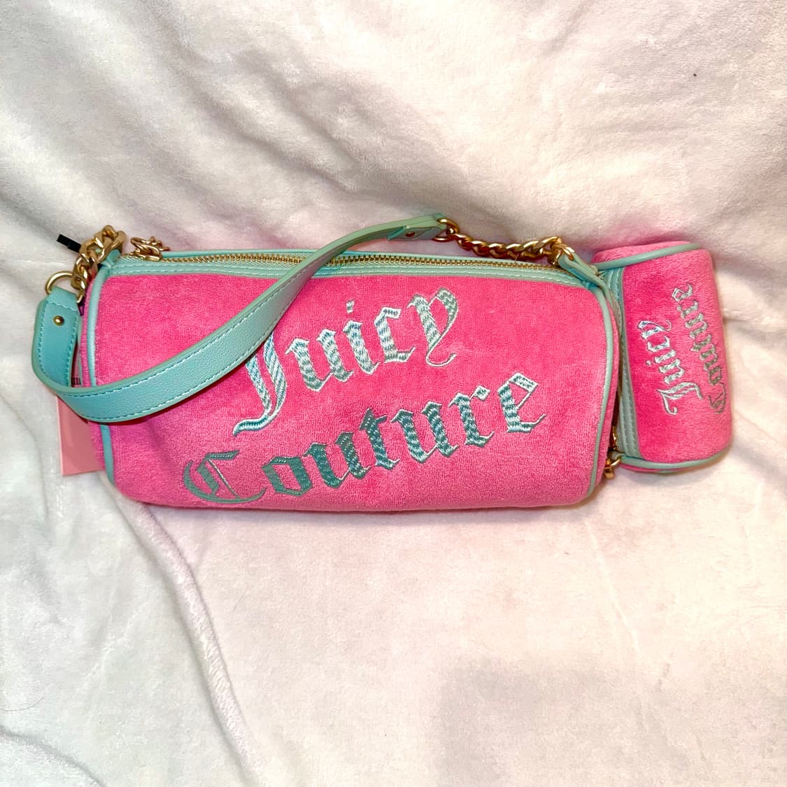 쥬시꾸뛰르 숄더백 갸루 베이비베어 베메클 미니백 핑크 가방 상품이미지1