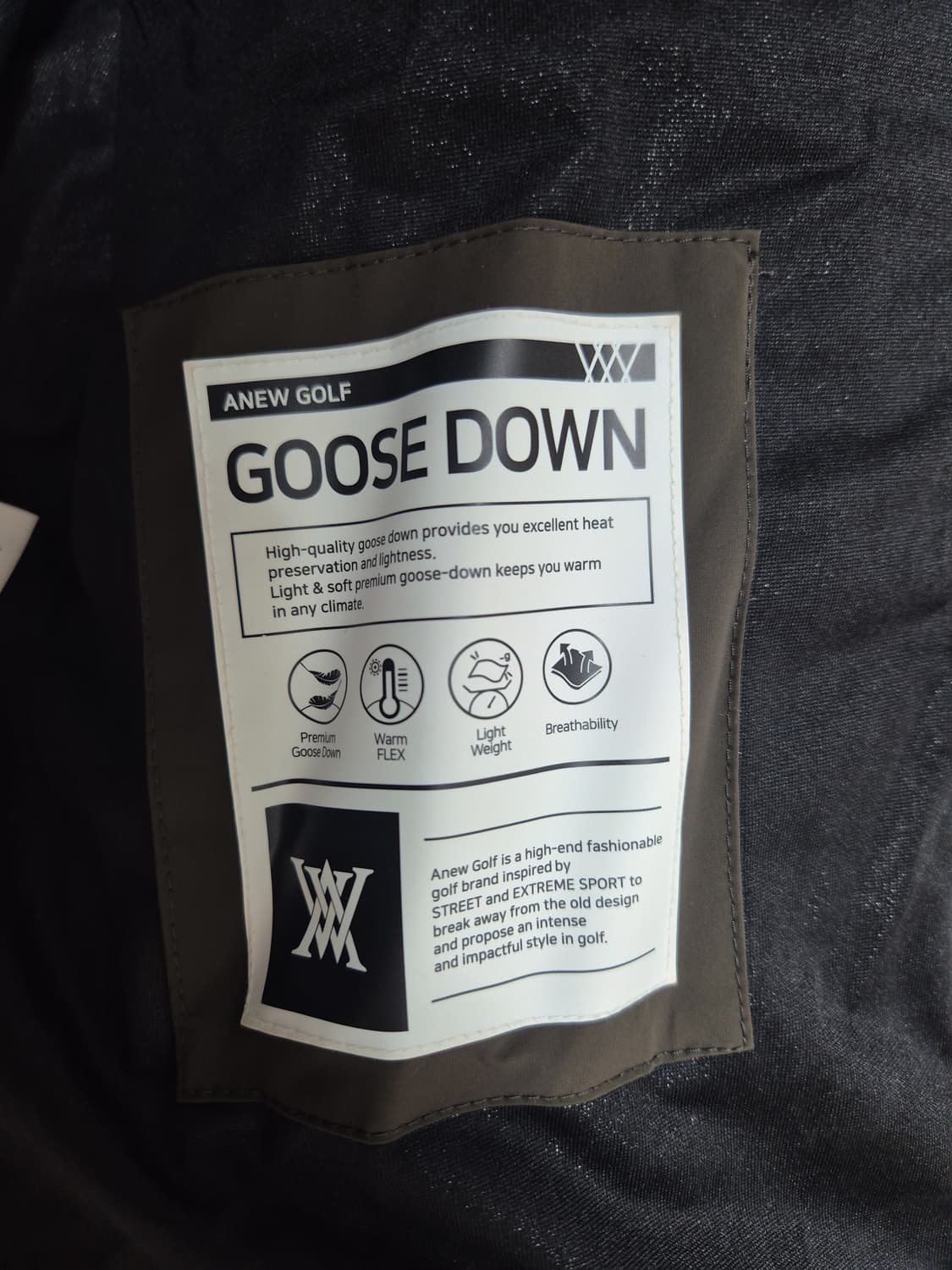 어뉴 구스다운패딩 xl 새상품 상품이미지7