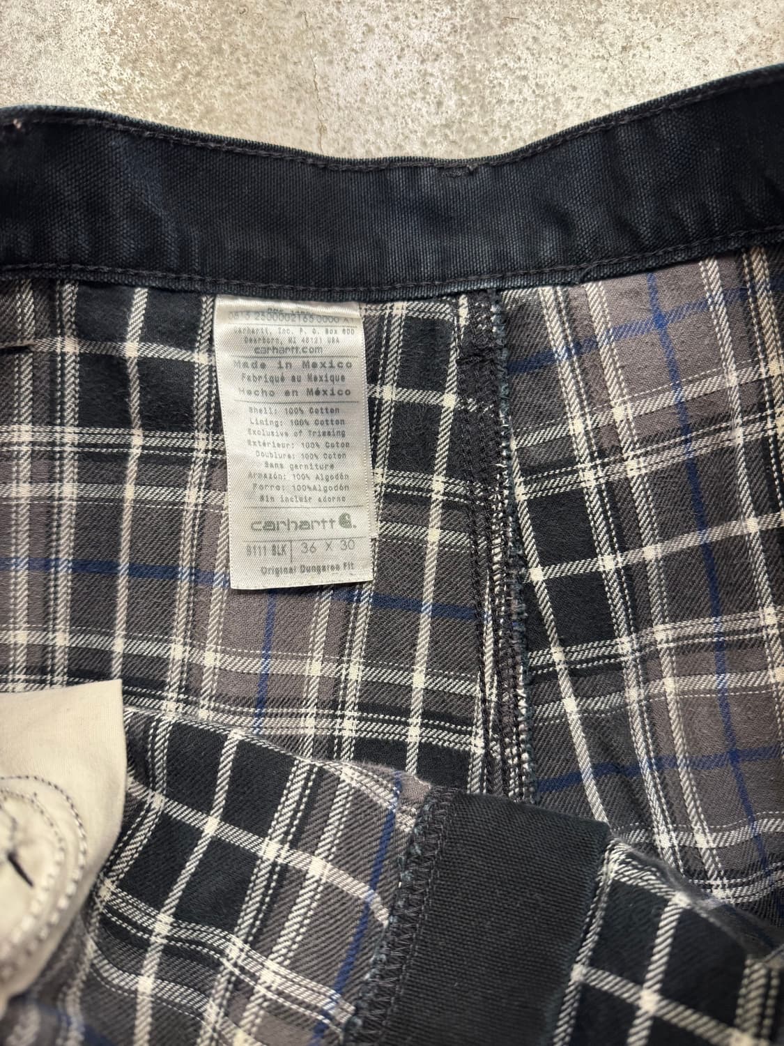 칼하트 B111 BLK 덩가리핏 싱글니 상품이미지4