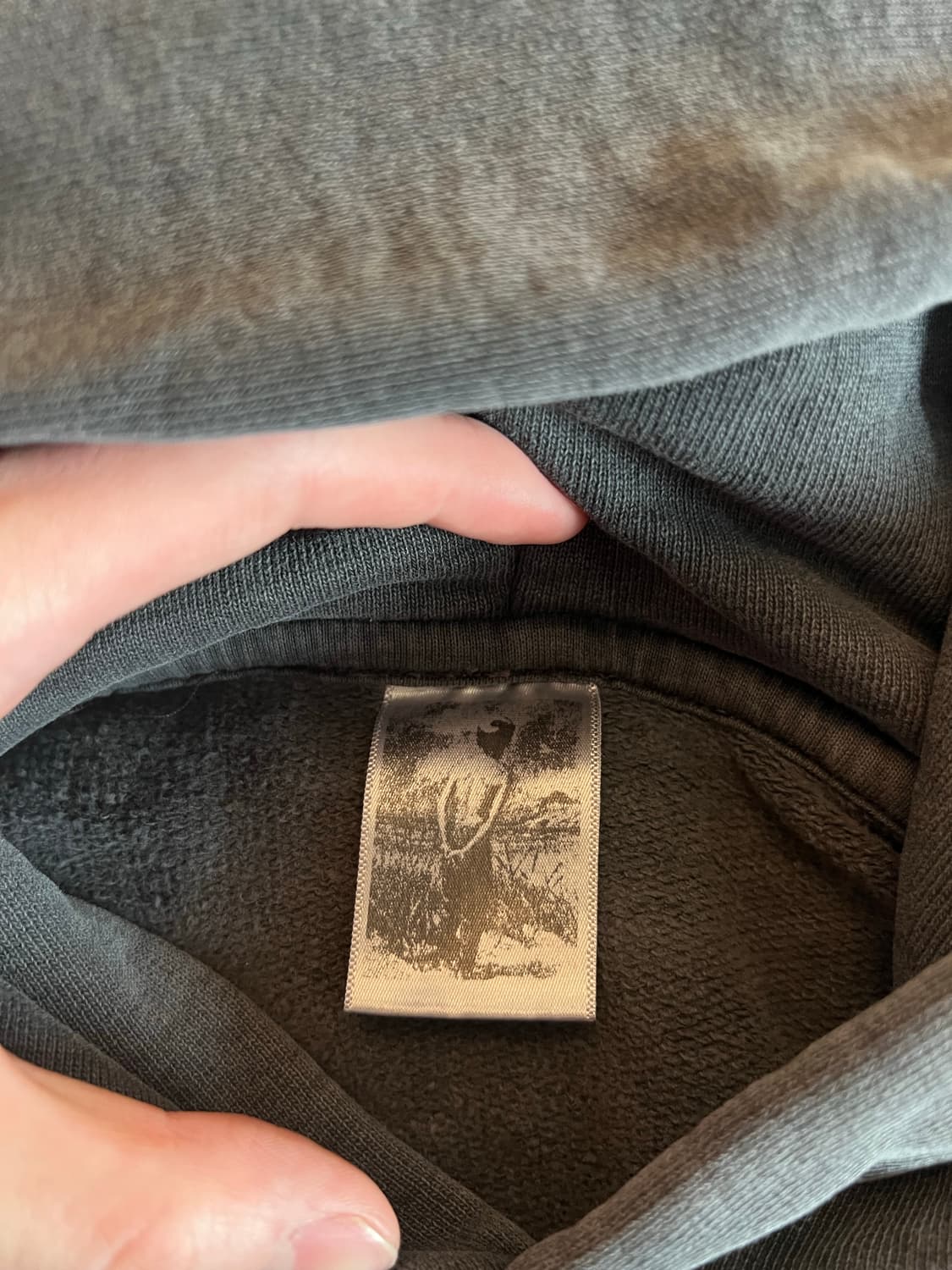 i <3 paris 빈티지 워시 후드티 L 상품이미지3