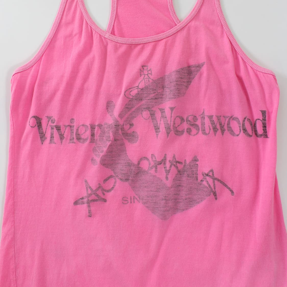 비비안웨스트우드 VIVIENNE WESTWOOD 핑크 분홍 나시 티셔츠  상품이미지4