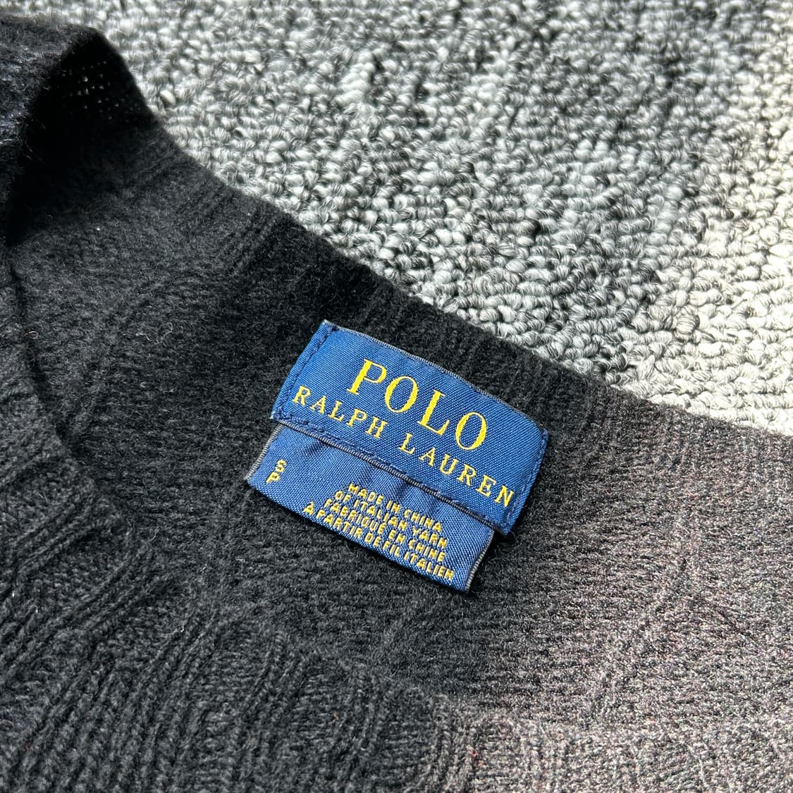 폴로 랄프로렌 울 캐시미어 케이블 니트  상품이미지7