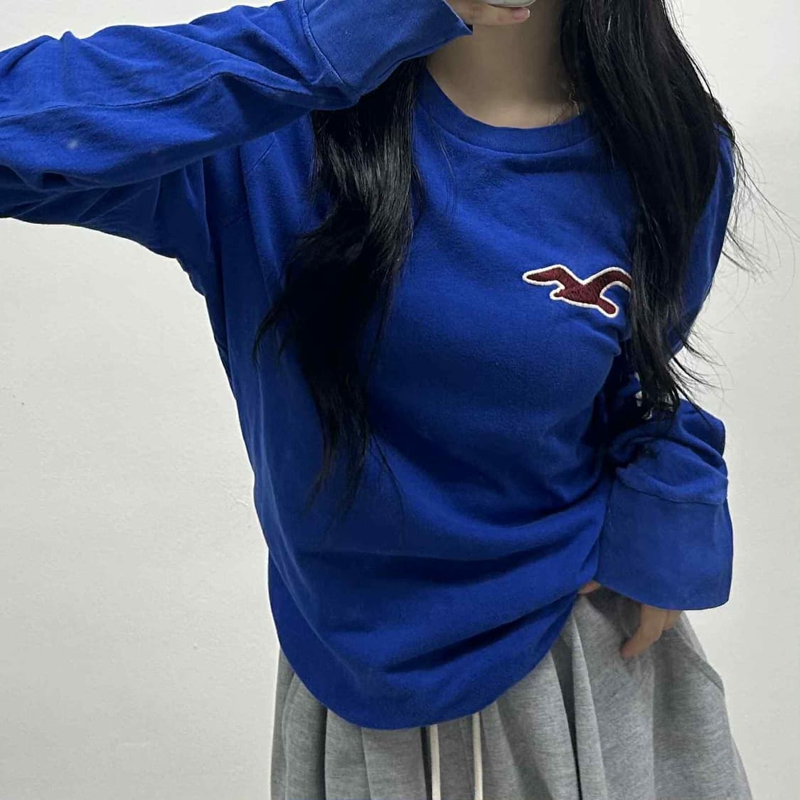 홀리스터 y2k 올드스쿨 롱슬리브(L) 상품이미지1