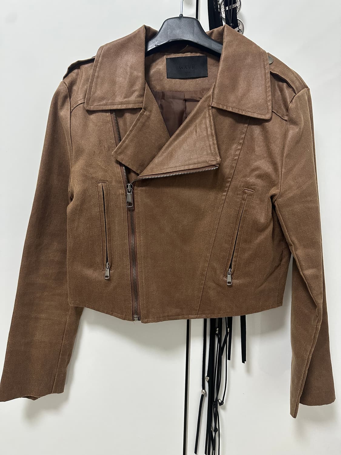 하드 업 카라 라이더 크롭 자켓 상품이미지2