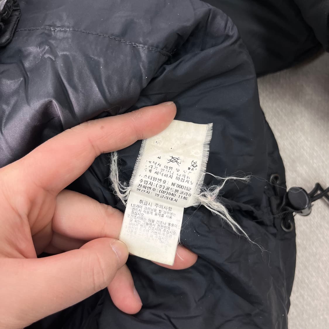 105 노스페이스 1996 700 눕시 블랙 패딩 상품이미지8
