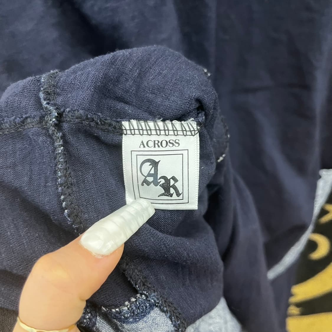 빈티지 희귀 핀터감성 코지 모리 대장급 단추 반팔티 K0102 상품이미지5