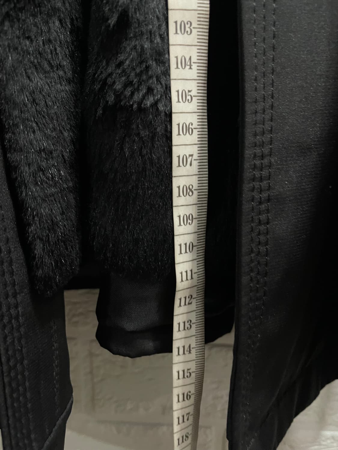 리베도 여성 밍크롱코트 (토끼털안감따뜻) 밍크자켓점퍼 하객룩블랙코트 상품이미지9