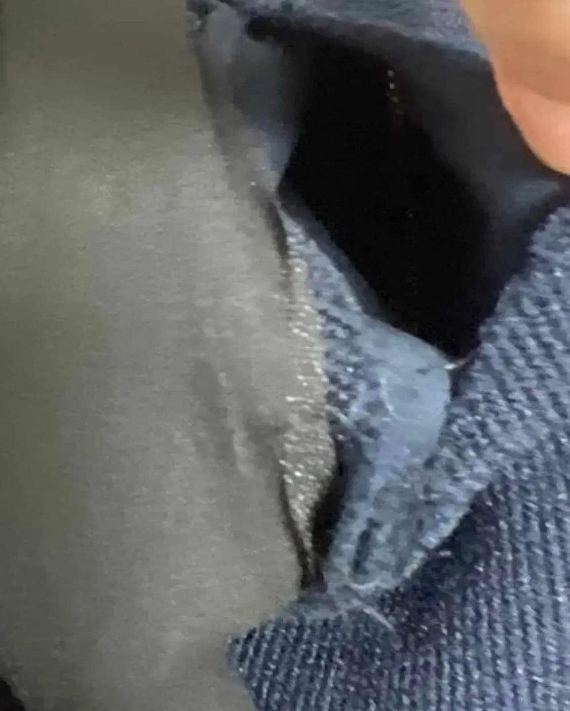 1번 착용)오픈와이와이jersey biker jacket 2사이즈 상품이미지3