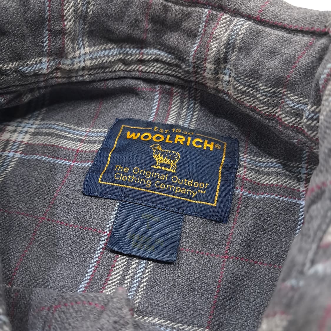 CL180 L 울리치 버튼다운 플래드 플란넬 셔츠 상품이미지4