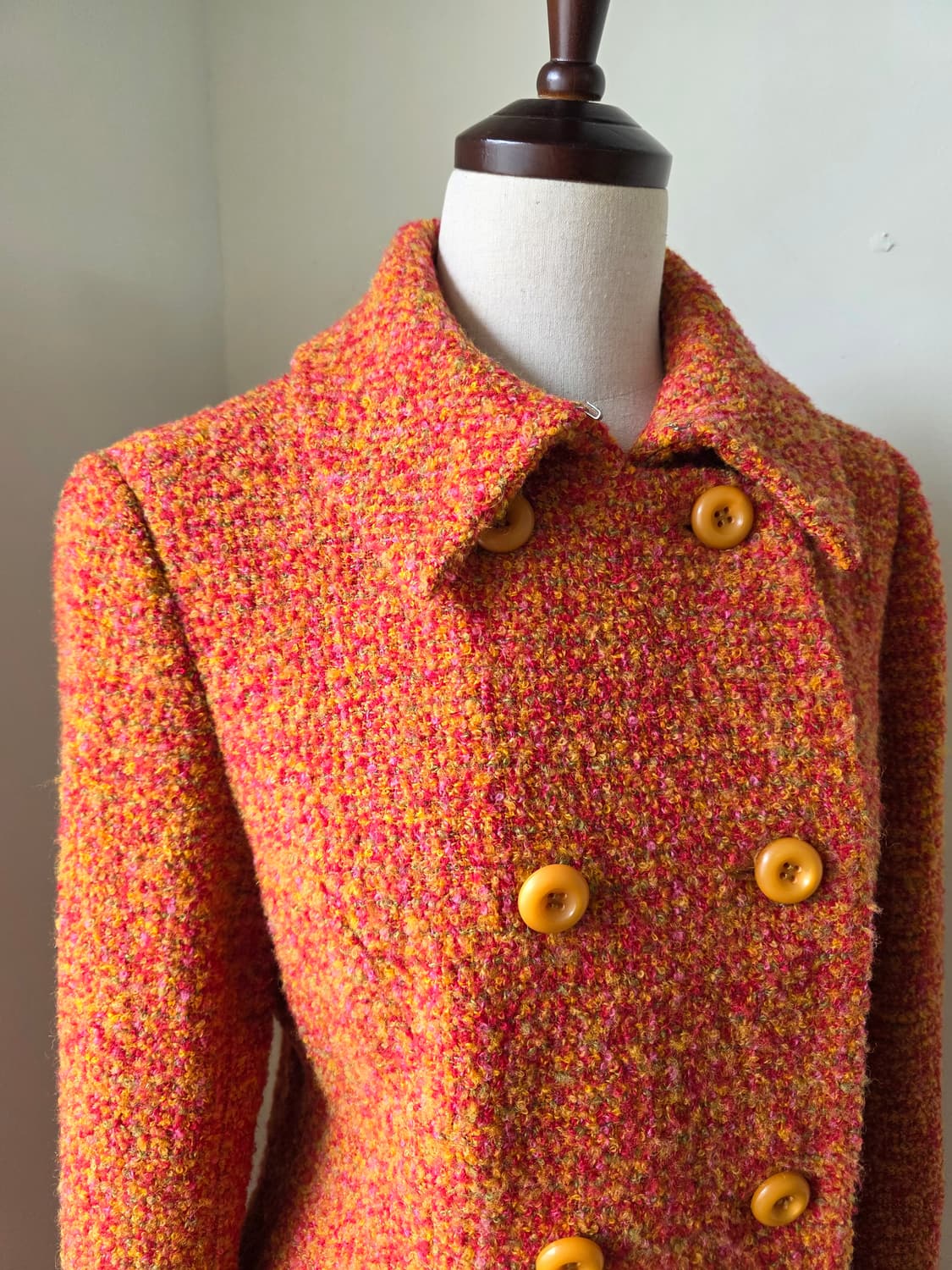 미국 디자이너 브랜드 부클 트위드 코트 상품이미지3