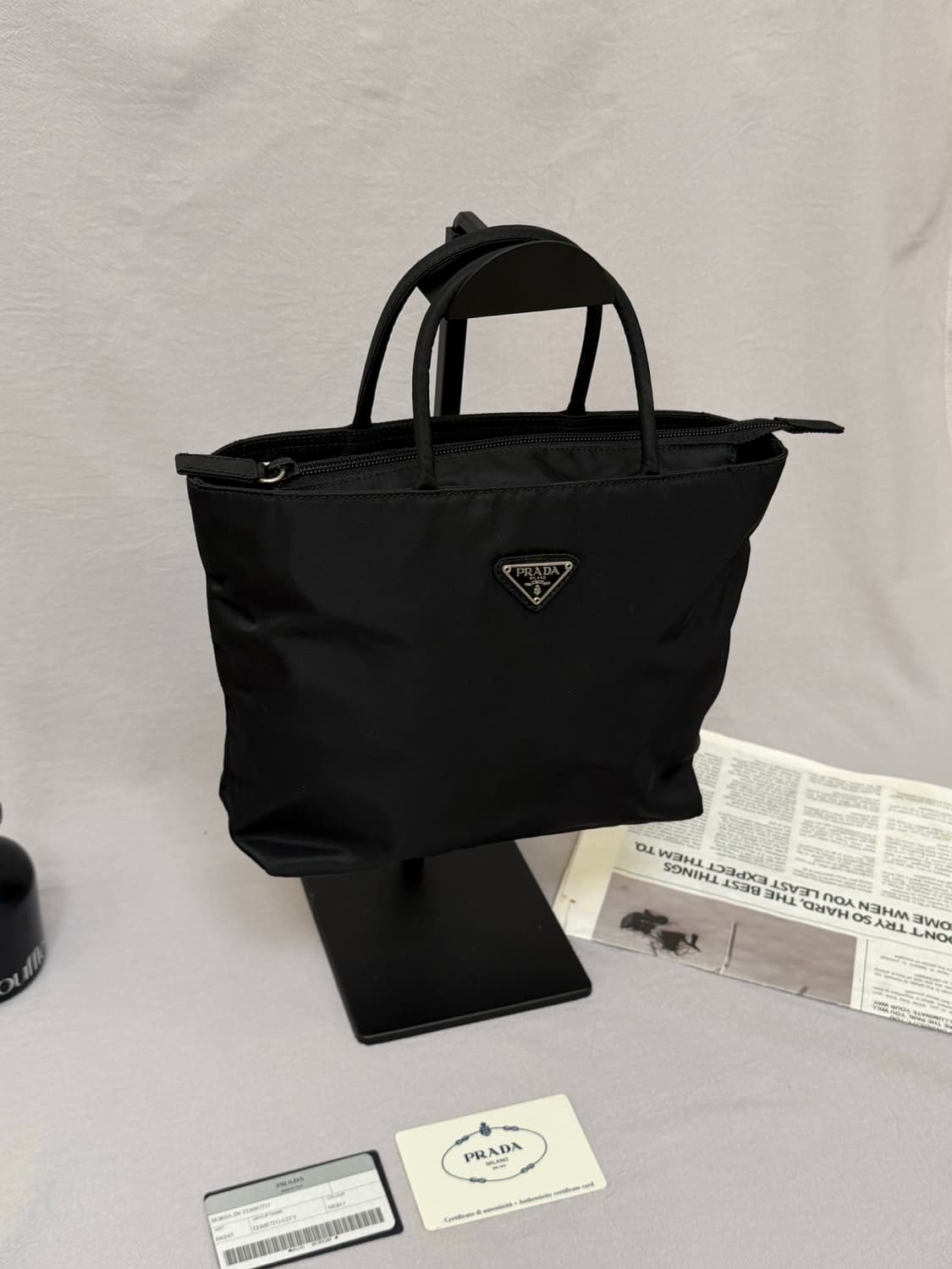 (상태최상)프라다 포코노 나일론 토트백 + 개런티 카드 상품이미지3