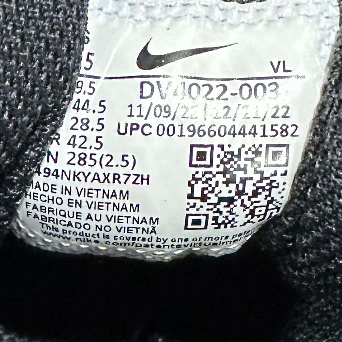 285) 나이키 운동화 남성 남자 신발 윈플로우 블랙 화이트 상품이미지9