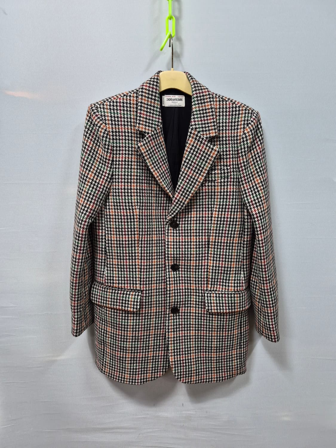 쟈딕앤볼테르 체크 블레이저 코트 남성36  95 상품이미지1