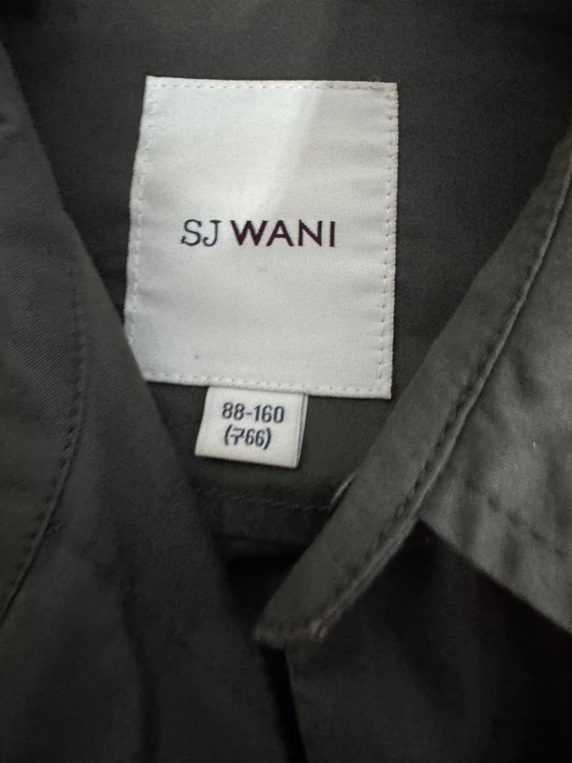 여성 손정완 SJWANI 뒷 프린팅 카키 셔츠 자켓 66 상품이미지3