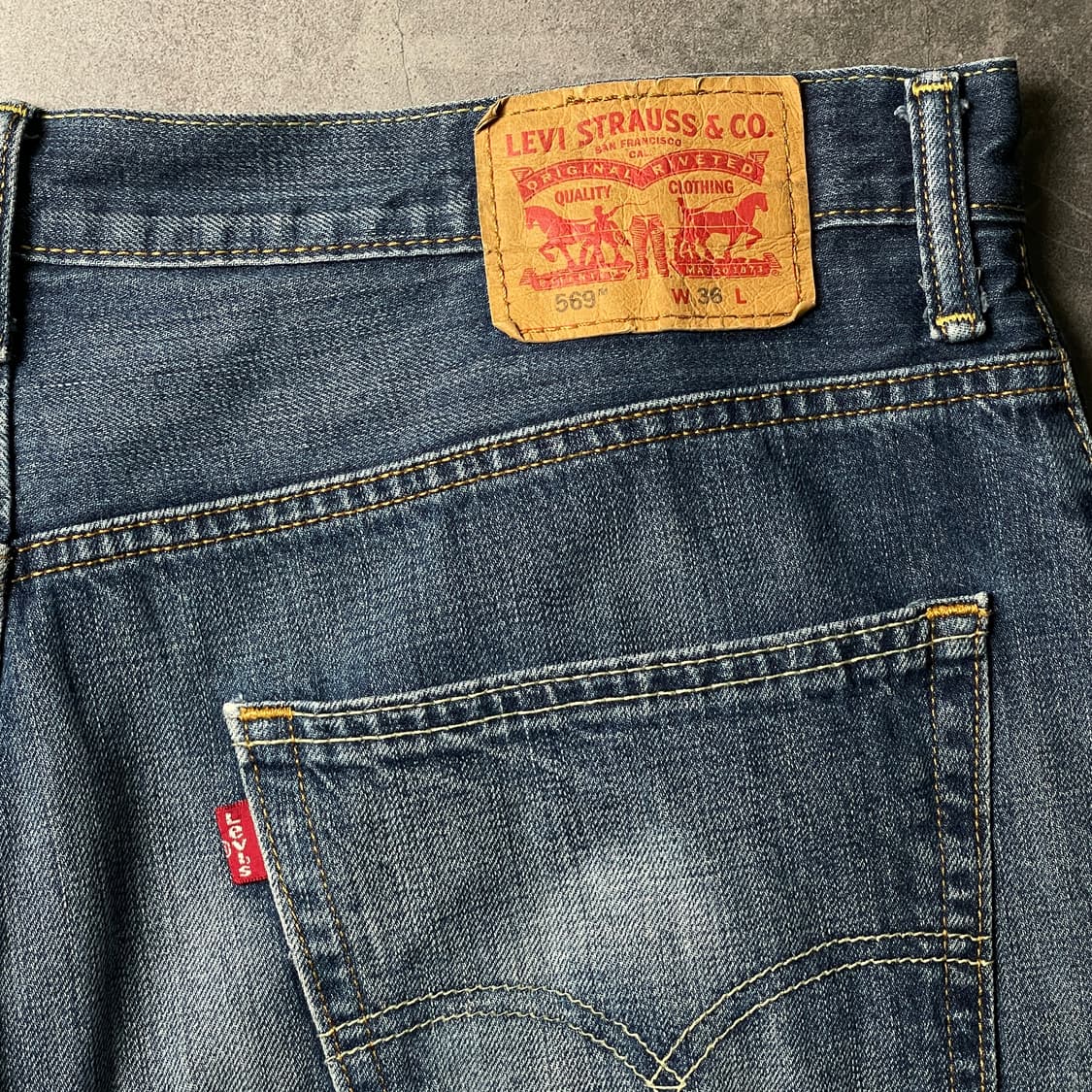 LEVI'S 리바이스569 빈티지 데님 하프팬츠 A01152 상품이미지8