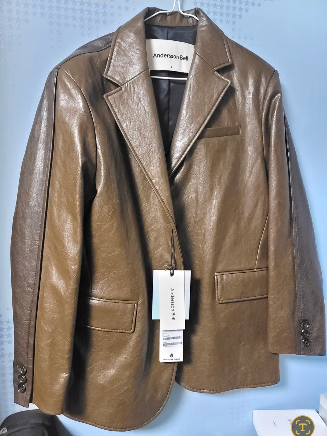 앤더슨벨 올리아 레더 자켓 S 상품이미지2