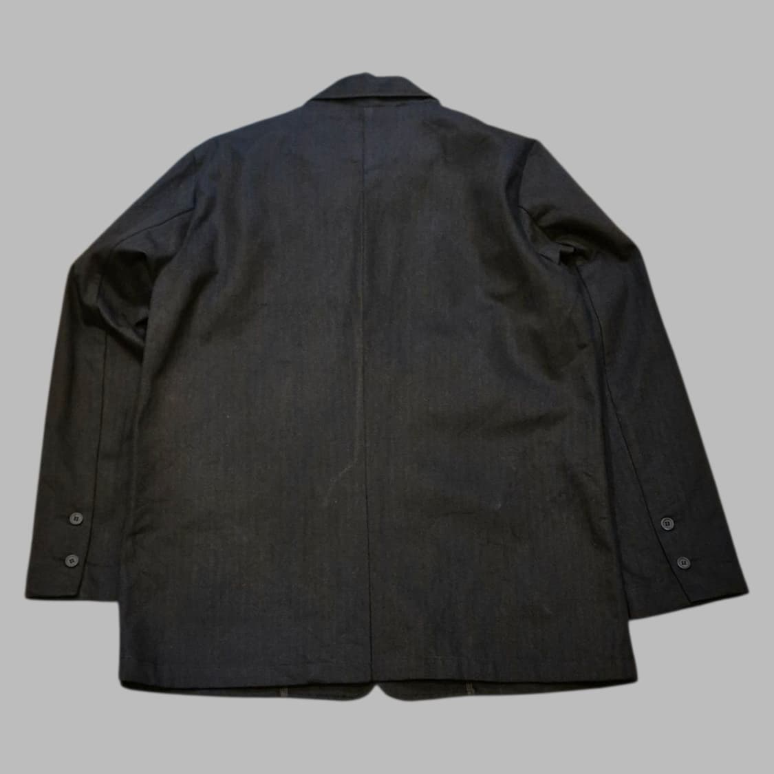 L~XL(착샷잇음) 블랙 면 워크블레이져  상품이미지2