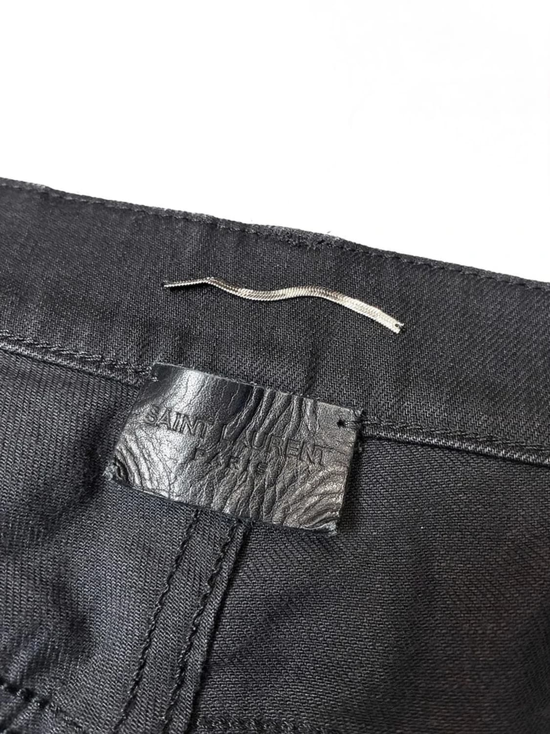 생로랑 SAINT LAURENT 슬림핏 시그니처 팬츠 PN5576    상품이미지7