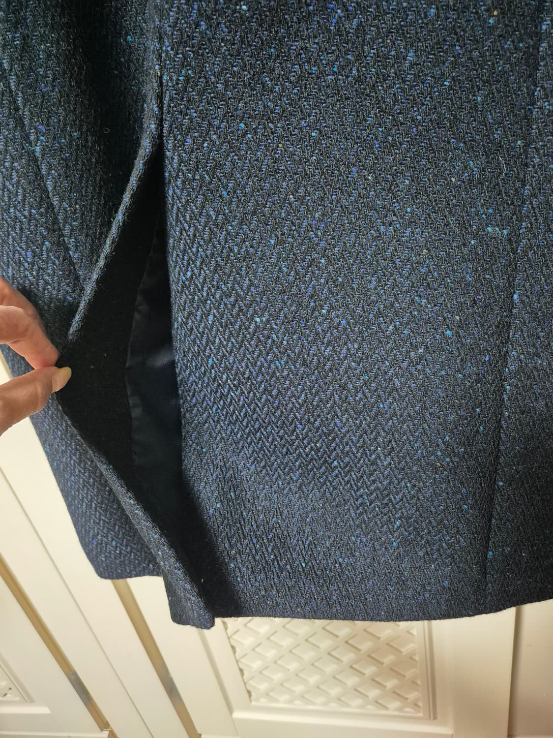 TAHARI 타하리 헤링본 코트(미착용) 상품이미지5