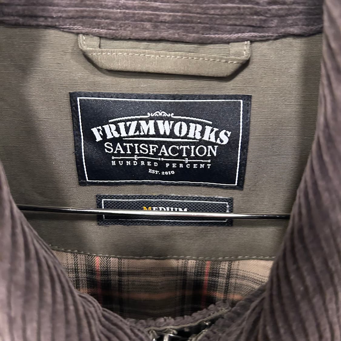 프리즘웍스 코듀로이 코튼 스트링 워크자켓 상품이미지3