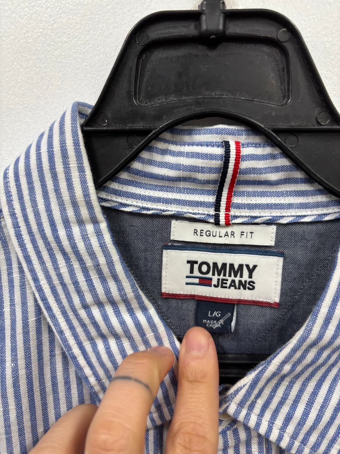 타미힐피거 린넨 긴팔셔츠 상품이미지5