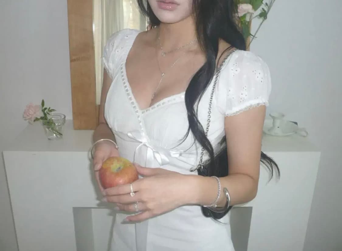 엔젤넘버555 데이지 퍼프 드레스 M daisy puff dress 상품이미지3