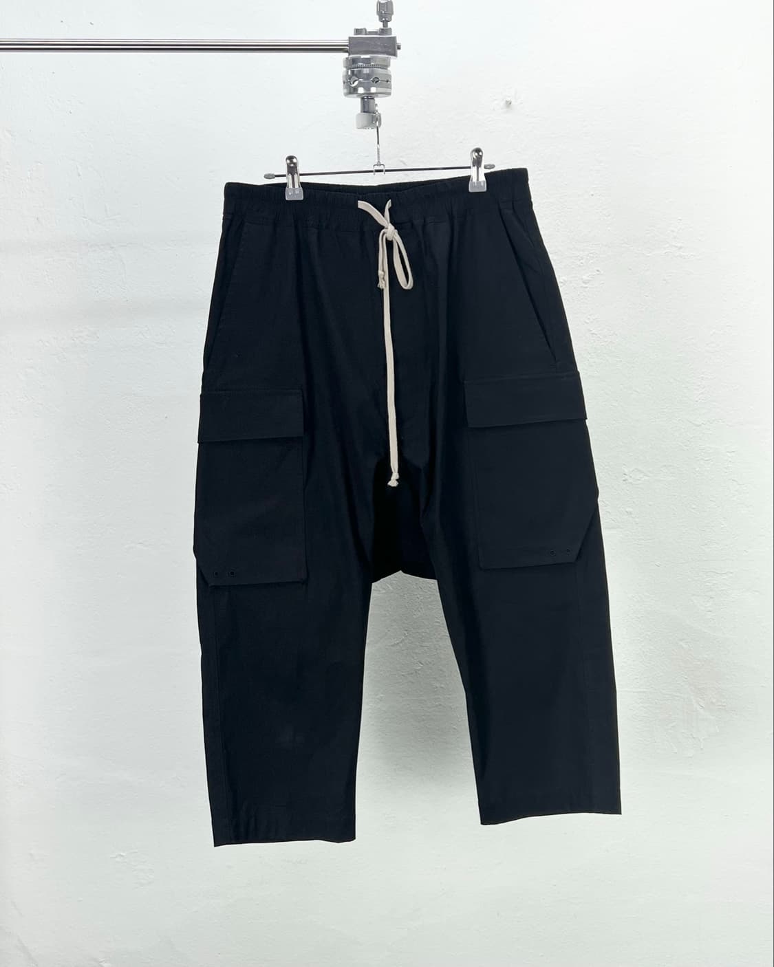 릭오웬스 블랙 18ss 드로우스트링 카고팬츠 상품이미지1