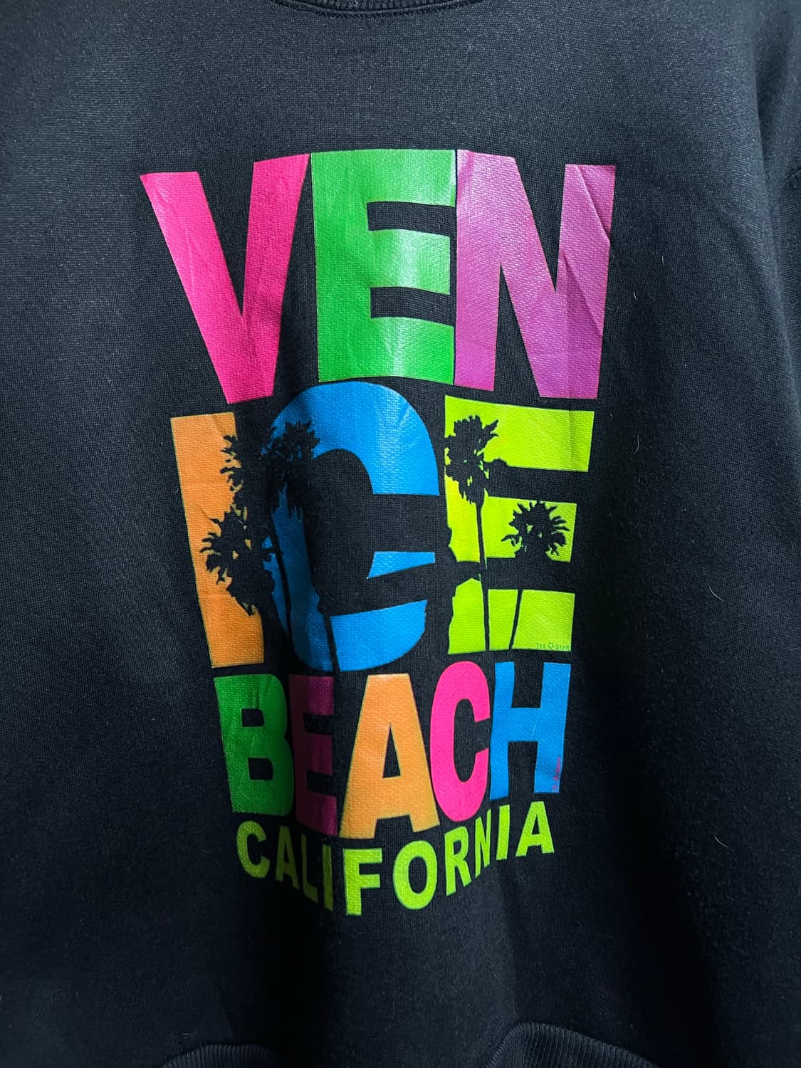 VENICE BEACH 캘리포니아 맨투맨 블랙 상품이미지2