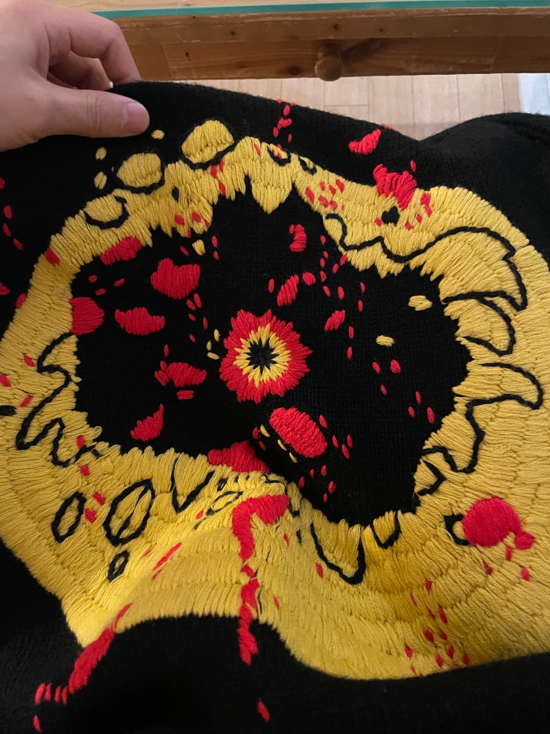 [새상품,L] 세인트마이클(세인트미카엘) x CPFM 스마일 니트 상품이미지7