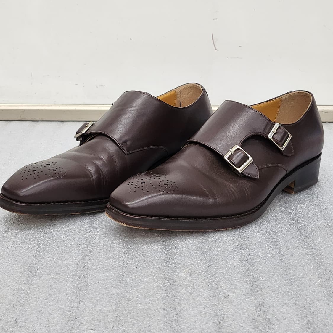 수제화 명가 ARCO VALENO 남성 더블 몽크 스트랩 핸드메이드 로퍼 상품이미지8