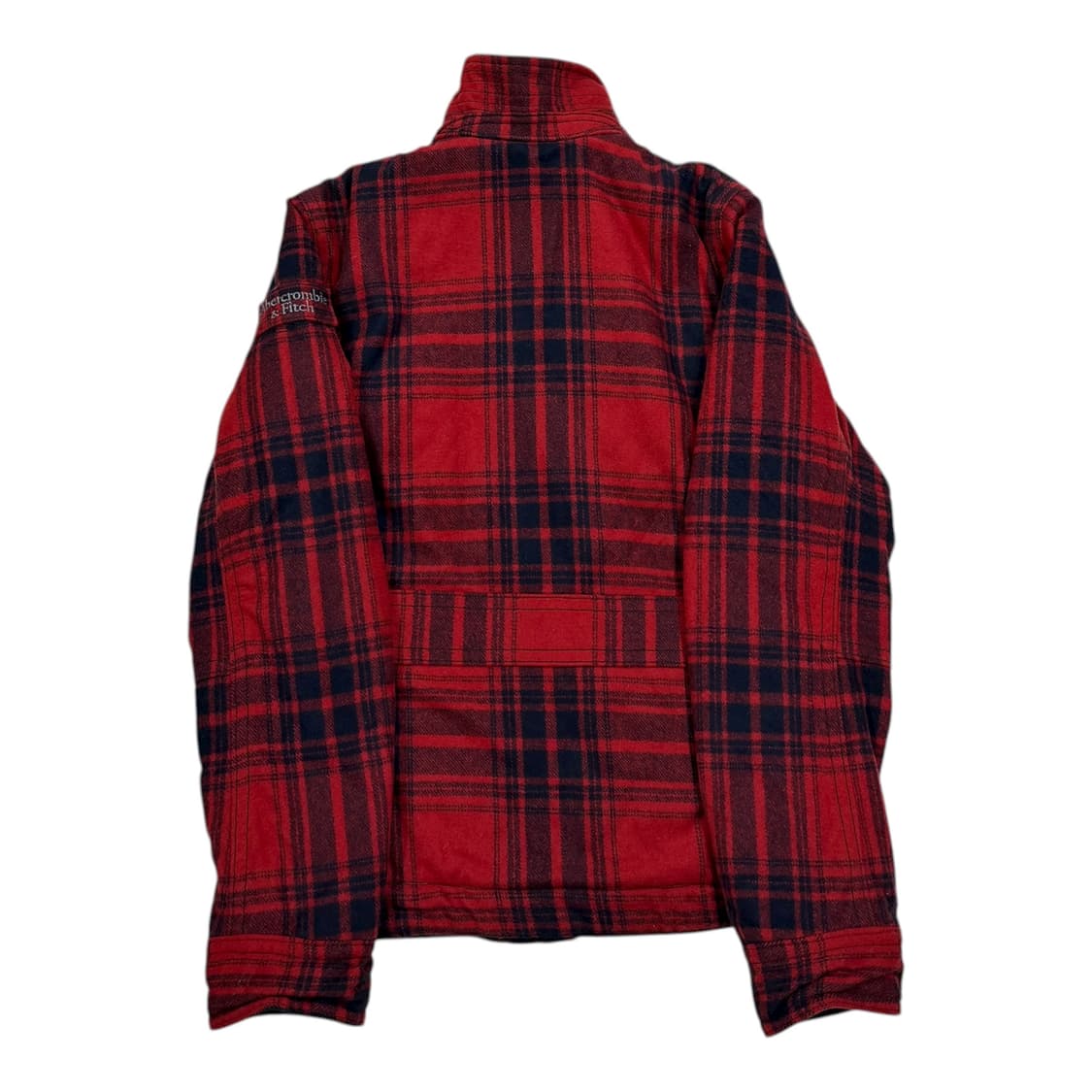 아베크롬비 빈티지 버팔로 헤비 울 체크 코트 필드자켓 레드 L 상품이미지4