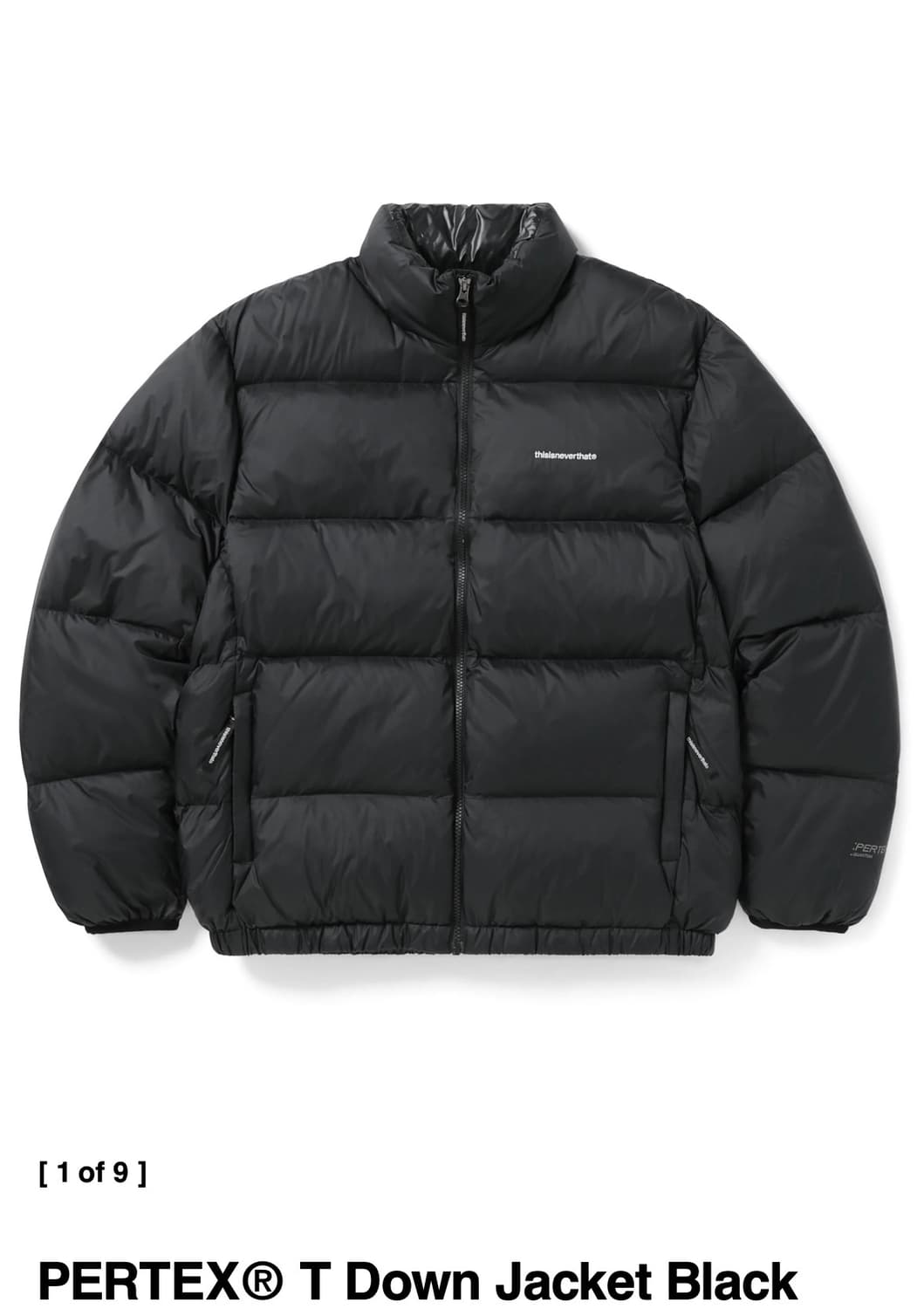 디스이즈네버댓 퍼텍스 다운 패딩 블랙  상품이미지1
